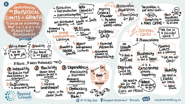 Graphic Recording of Panel 4 - Understanding the biophysical limits to growth